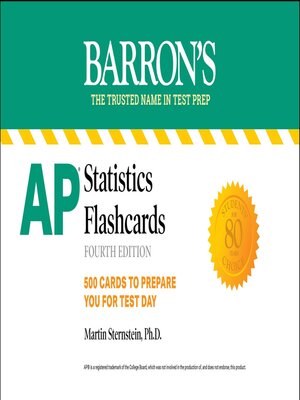 cover image of AP Statistics Flashcards: Up-to-Date Practice